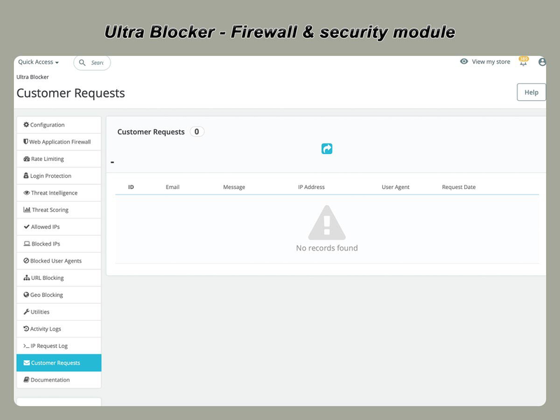 xtdblocker - Module de sécurité Ultra Blocker pour PrestaShop - Module PrestaShop par Extendo Modules