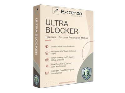 Módulo de seguridad Ultra Blocker para PrestaShop