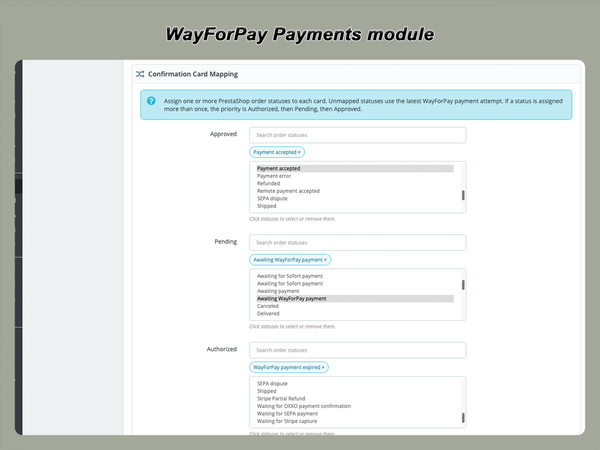 xtdwayforpay - Modulo di pagamento WayForPay - Modulo PrestaShop di Extendo Modules