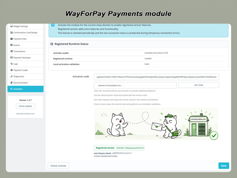 xtdwayforpay - Módulo de pagamentos WayForPay - Módulo PrestaShop da Extendo Modules