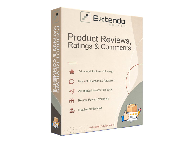 xtdreviews - Product reviews, rattings, comments - Modulo PrestaShop di Extendo Modules